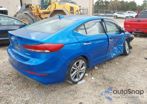 2017 Hyundai Elantra Limited z USA, uszkodzony, nr VIN KMHD84LF8HU281255
